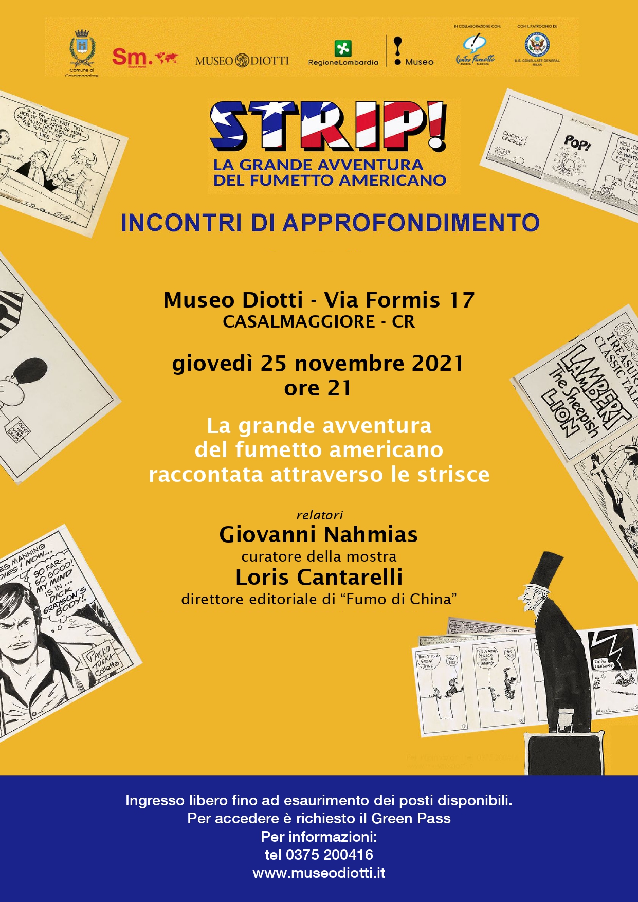 Strip! Incontro di approfondimento con Nahmias e Cantarelli