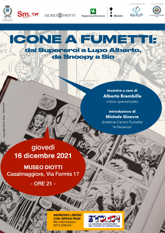 "Icone a fumetti": conferenza al Museo Diotti