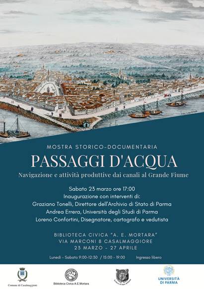 Biblioteca: PASSAGGI D’ACQUA. Navigazione e attività produttive dai canali al Grande Fiume
