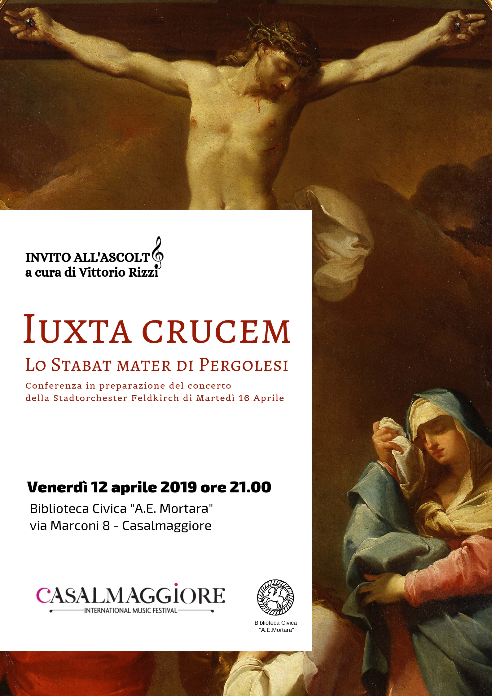 Biblioteca: IUXTA CRUCEM - Lo Stabat mater di Pergolesi