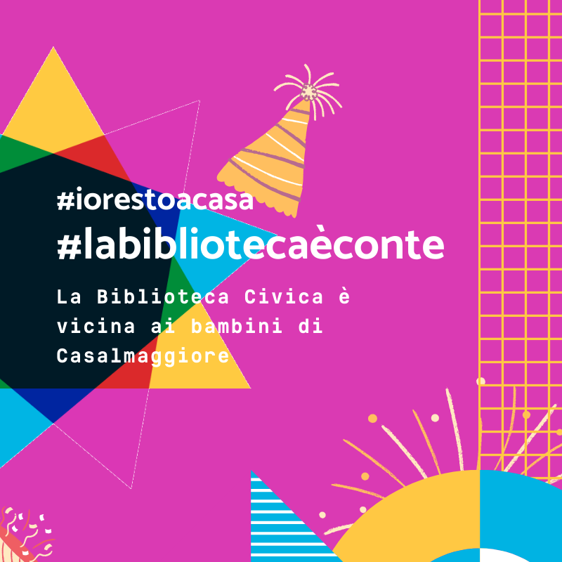 #iorestoacasa   #labibliotecaèconte